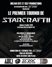 Le premier tournoi de Starcraft 2